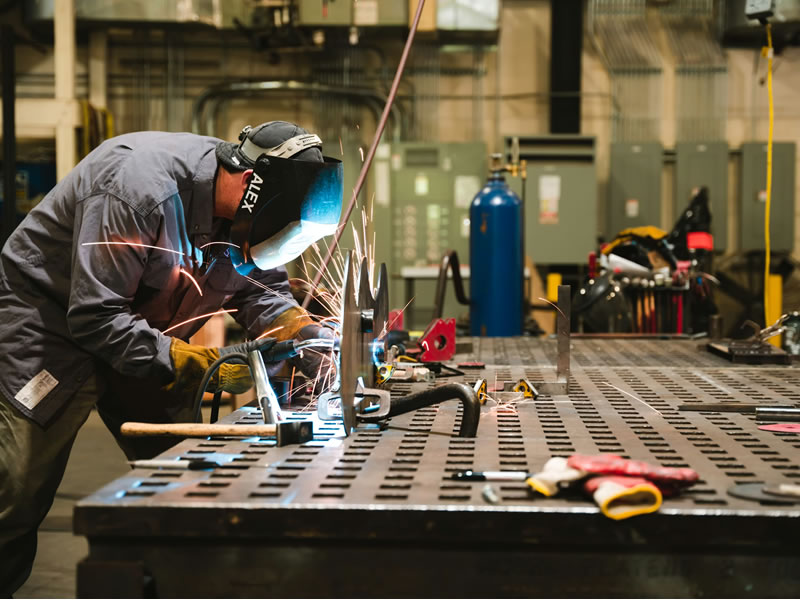 Steel fabrication project